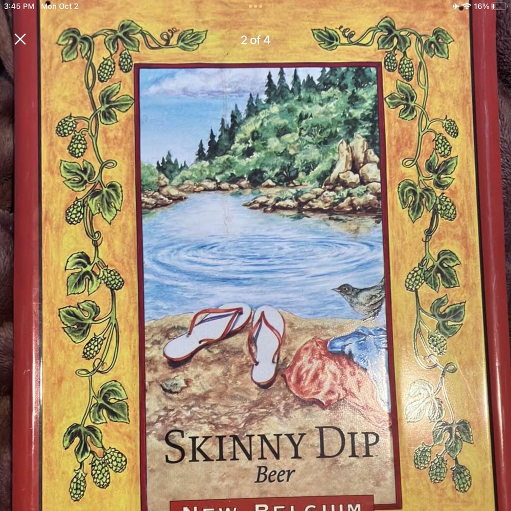 New Belgium “Skinny Dip” Beer Sign